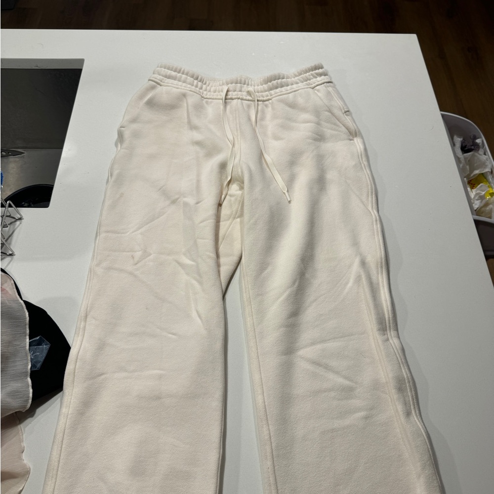 Cream Sweatpants
